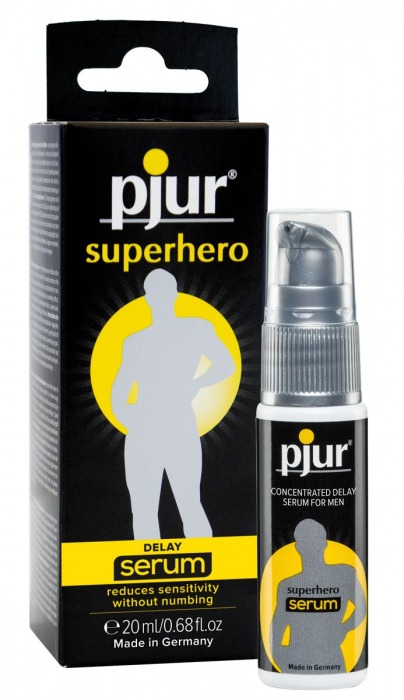 Сыворотка-пролонгатор pjur SUPERHERO Delay Serum - 20 мл. - Pjur - купить с доставкой в Ижевске