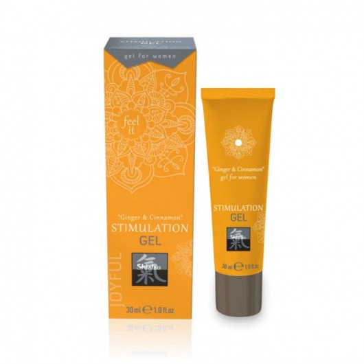 Возбуждающий интимный гель STIMULATION GEL Ginger   Cinnamon - 30 мл. - Shiatsu - купить с доставкой в Ижевске