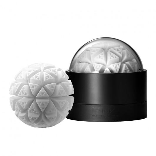 Белый мастурбатор Tenga Geo Glacier - Tenga - в Ижевске купить с доставкой