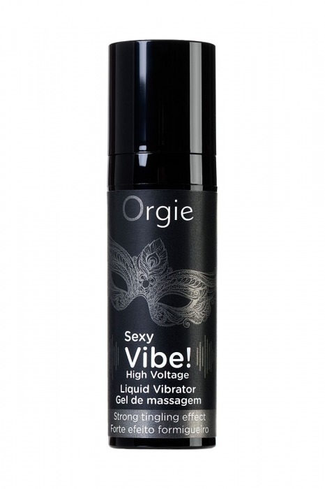 Гель для массажа ORGIE Sexy Vibe High Voltage с эффектом вибрации - 15 мл. - ORGIE - купить с доставкой в Ижевске