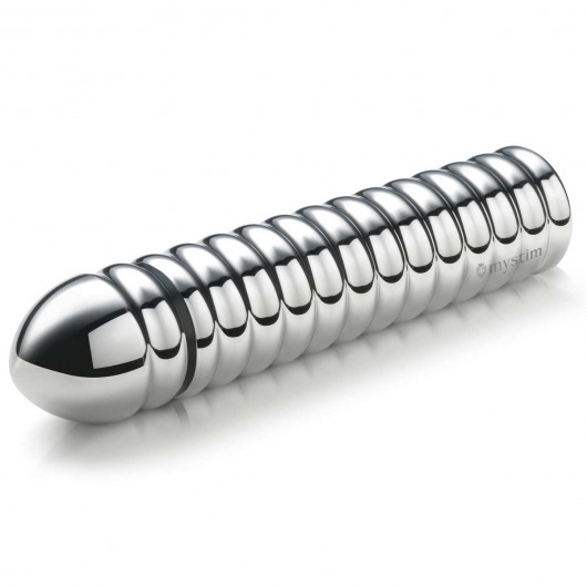 Рельефный фаллос для интенсивного электросекса Groovey George - 20 см. - MyStim - купить с доставкой в Ижевске