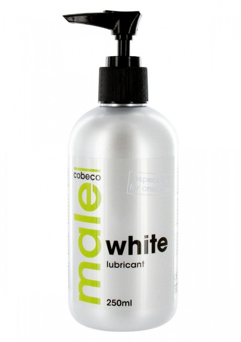 Анальная смазка на водной основе MALE Cobeco White Lubricant - 250 мл. - Cobeco - купить с доставкой в Ижевске