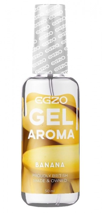 Интимный лубрикант EGZO AROMA с ароматом банана - 50 мл. - EGZO - купить с доставкой в Ижевске