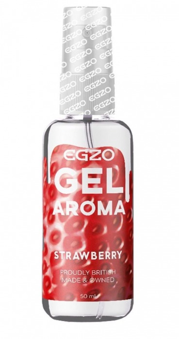 Интимный лубрикант EGZO AROMA с ароматом клубники - 50 мл. - EGZO - купить с доставкой в Ижевске