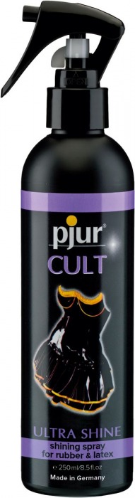 Спрей для ухода за одеждой из латекса pjur CULT Ultra Shine - 250 мл. - Pjur - купить с доставкой в Ижевске