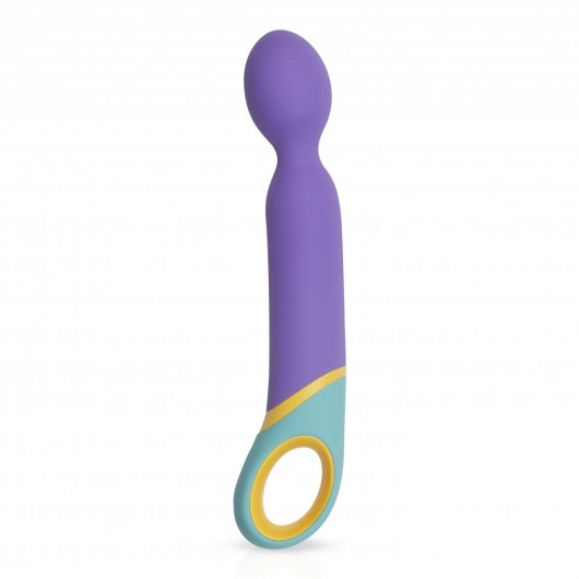 Фиолетовый вибромассажер Base Wand Vibrator - 24 см. - EDC