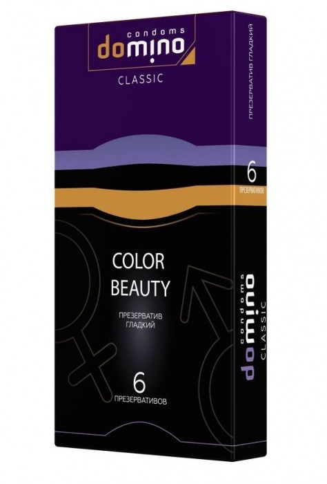 Разноцветные презервативы DOMINO Colour Beauty - 6 шт. - Domino - купить с доставкой в Ижевске