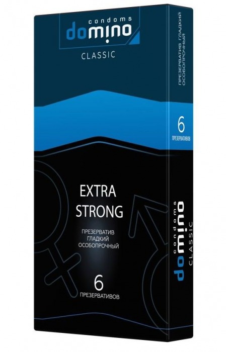 Суперпрочные презервативы DOMINO Extra Strong - 6 шт. - Domino - купить с доставкой в Ижевске