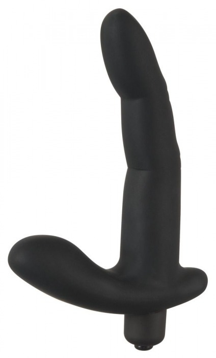 Черный вибромассажер простаты Naughty Finger Prostate Vibe - 13,8 см. - Orion - в Ижевске купить с доставкой