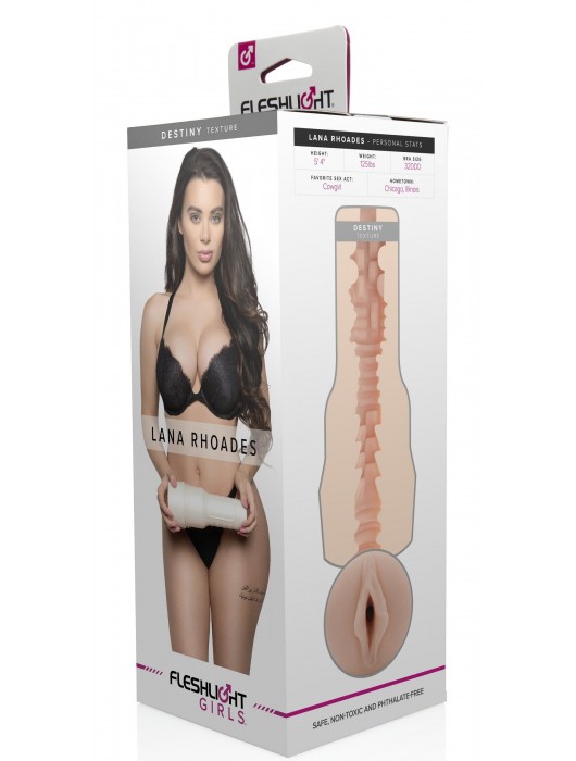 Мастурбатор-вагина Fleshlight Girls - Lana Rhoades Destiny - Fleshlight - в Ижевске купить с доставкой