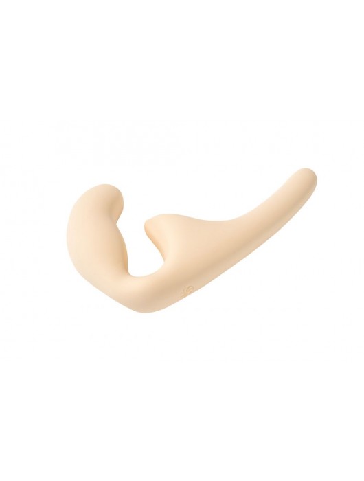 Бежевый безремневой страпон Seduction - 20,5 см. - Lola Games - купить с доставкой в Ижевске