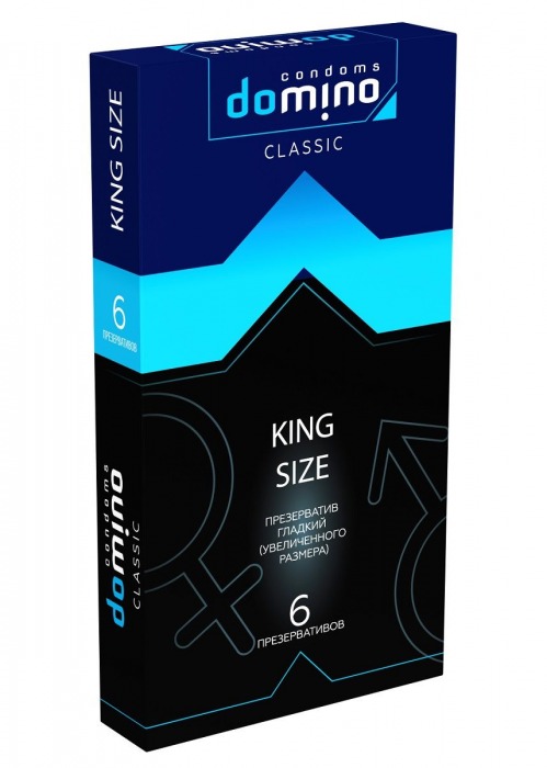 Презервативы увеличенного размера DOMINO Classic King size - 6 шт. - Domino - купить с доставкой в Ижевске