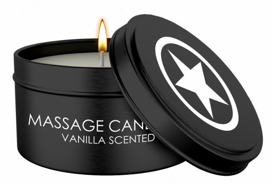 Массажная свеча с ароматом ванили Massage Candle - Shots Media BV - купить с доставкой в Ижевске