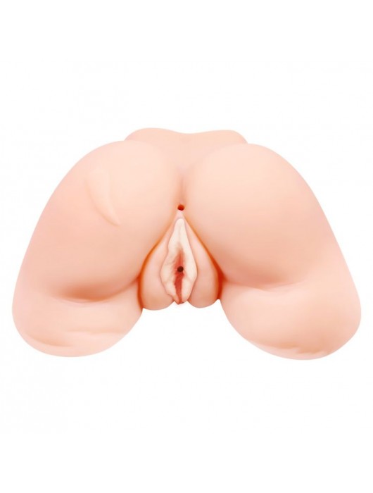 Телесная вибровагина Julie с 2 рабочими отверстиями - Baile - в Ижевске купить с доставкой