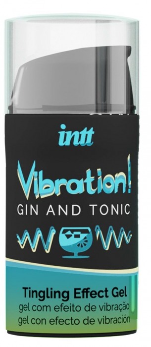 Жидкий интимный гель с эффектом вибрации Vibration! Gin   Tonic - 15 мл. - INTT - купить с доставкой в Ижевске