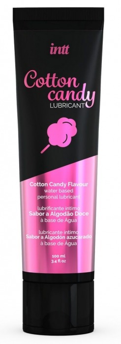 Интимный гель на водной основе Cotton Candy Lubricant - 100 мл. - INTT - купить с доставкой в Ижевске