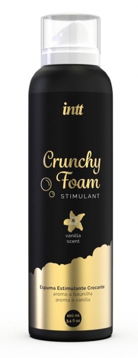 Пенка для массажа Crunchy Foam Stimulant Vanilla - 100 мл. - INTT - купить с доставкой в Ижевске