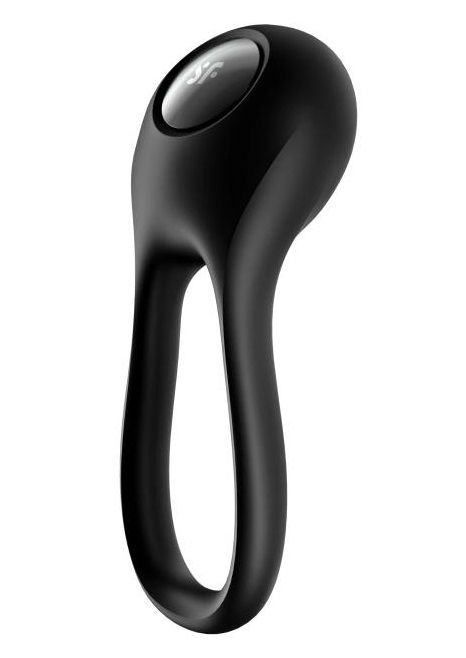 Черное эрекционное виброкольцо Majestic Duo - Satisfyer - в Ижевске купить с доставкой