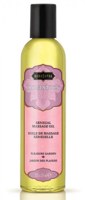 Массажное масло с цветочным ароматом Pleasure Garden - 236 мл. - Kama Sutra - купить с доставкой в Ижевске