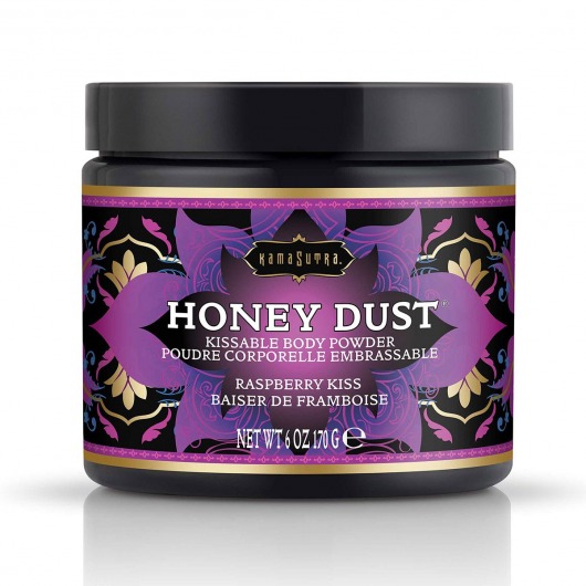 Пудра для тела Honey Dust Body Powder с ароматом малины - 170 гр. - Kama Sutra - купить с доставкой в Ижевске