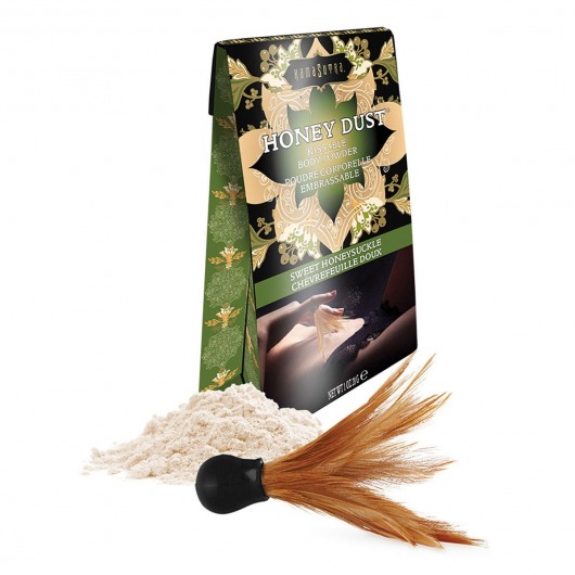 Пудра для тела Honey Dust Body Powder с ароматом жимолости - 28 гр. - Kama Sutra - купить с доставкой в Ижевске
