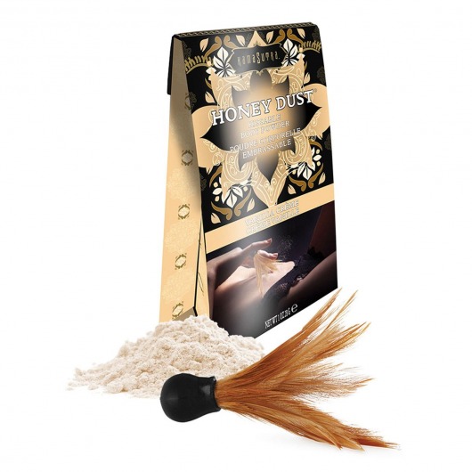 Пудра для тела Honey Dust Body Powder с ароматом ванили - 28 гр. - Kama Sutra - купить с доставкой в Ижевске