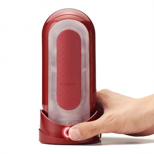 Красный мастурбатор Flip Zero Red   Warmer с подогревом - Tenga - в Ижевске купить с доставкой