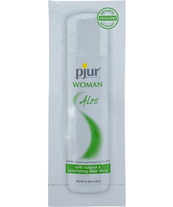 Лубрикант на водной основе pjur WOMAN Aloe - 2 мл. - Pjur - купить с доставкой в Ижевске