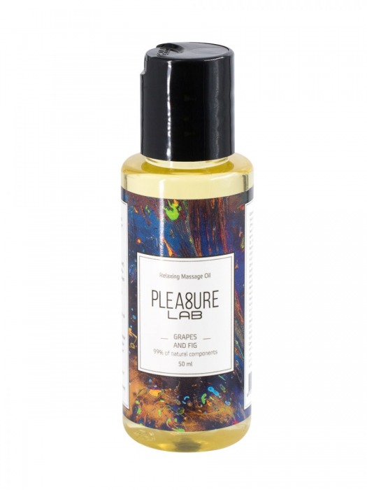 Массажное масло Pleasure Lab Relaxing с ароматом винограда и инжира - 50 мл. - Pleasure Lab - купить с доставкой в Ижевске