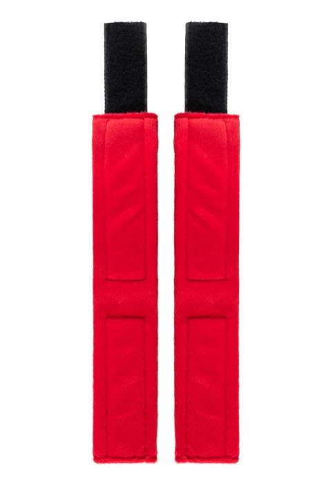 Красно-черные велюровые оковы Anonymo - ToyFa - купить с доставкой в Ижевске