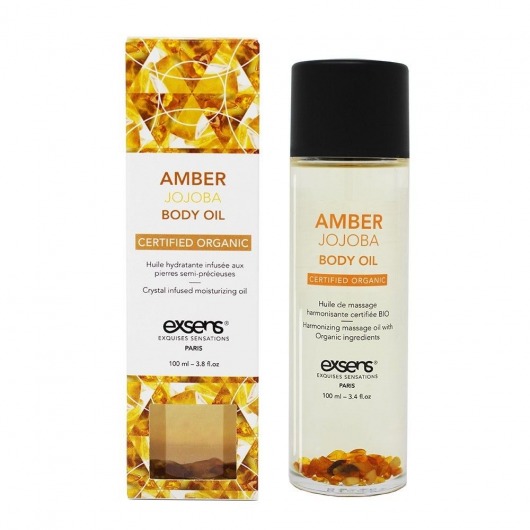 Органическое массажное масло AMBER JOJOBA - 100 мл. - Exsens - купить с доставкой в Ижевске