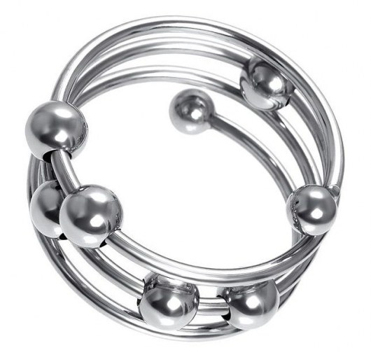 Большое металлическое кольцо под головку пениса - ToyFa - купить с доставкой в Ижевске