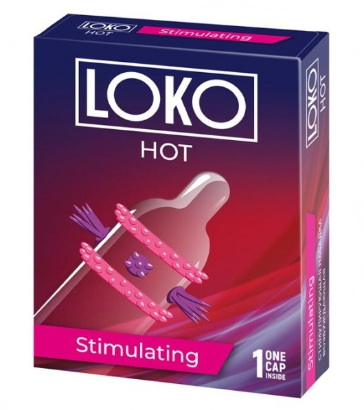 Стимулирующая насадка на пенис LOKO HOT с возбуждающим эффектом - Sitabella - в Ижевске купить с доставкой