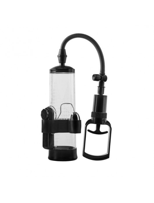 Прозрачная вакуумная помпа с вибрацией Vibrating Penis Pump - Dream Toys - в Ижевске купить с доставкой