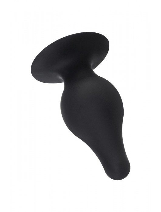 Черная анальная втулка Spade M - 10 см. - Erotist Adult Toys