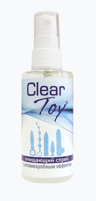 Очищающий спрей Clear Toy с антимикробным эффектом - 100 мл. - Биоритм - купить с доставкой в Ижевске