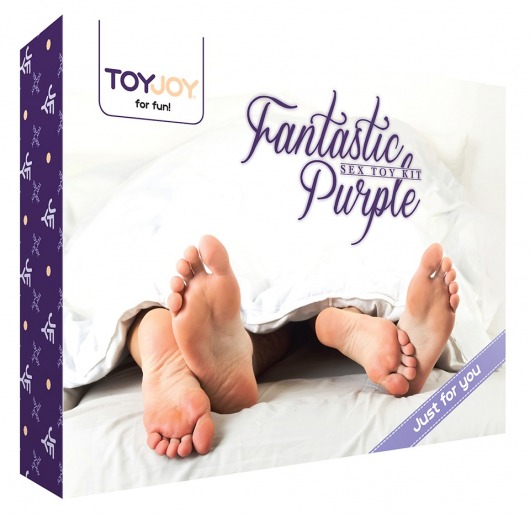 Эротический набор FANTASTIC PURPLE SEX TOY KIT - Toy Joy - купить с доставкой в Ижевске