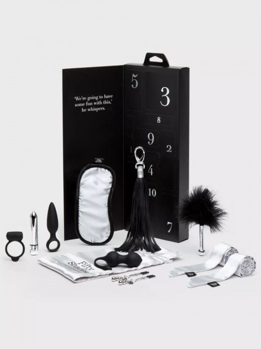 Эротический набор Pleasure Overload 10 Days of Play Gift Set - Fifty Shades of Grey - купить с доставкой в Ижевске