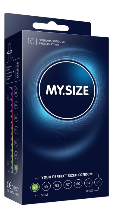 Презервативы MY.SIZE размер 47 - 10 шт. - My.Size - купить с доставкой в Ижевске