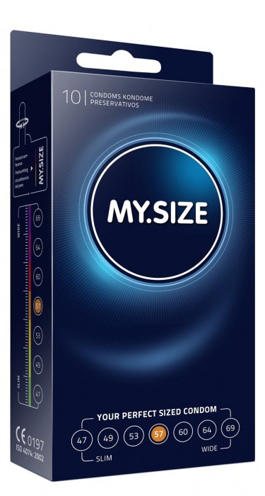 Презервативы MY.SIZE размер 57 - 10 шт. - My.Size - купить с доставкой в Ижевске