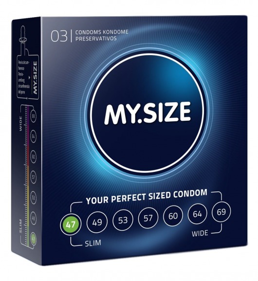 Презервативы MY.SIZE размер 47 - 3 шт. - My.Size - купить с доставкой в Ижевске