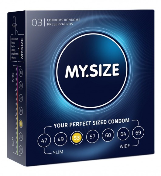Презервативы MY.SIZE размер 53 - 3 шт. - My.Size - купить с доставкой в Ижевске
