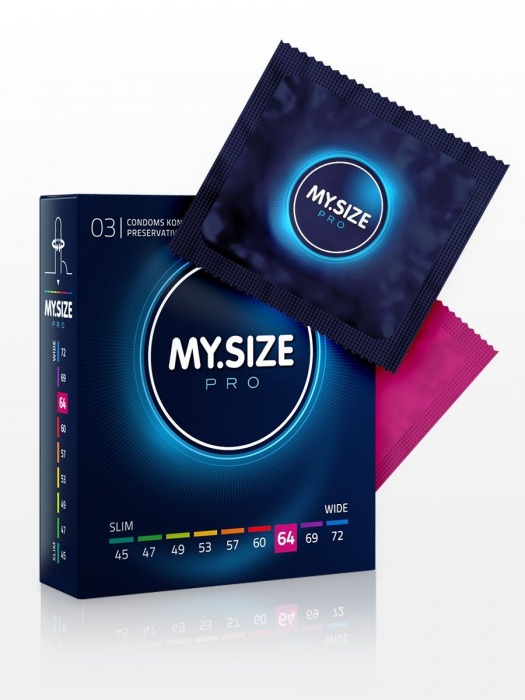Презервативы MY.SIZE размер 64 - 3 шт. - My.Size - купить с доставкой в Ижевске