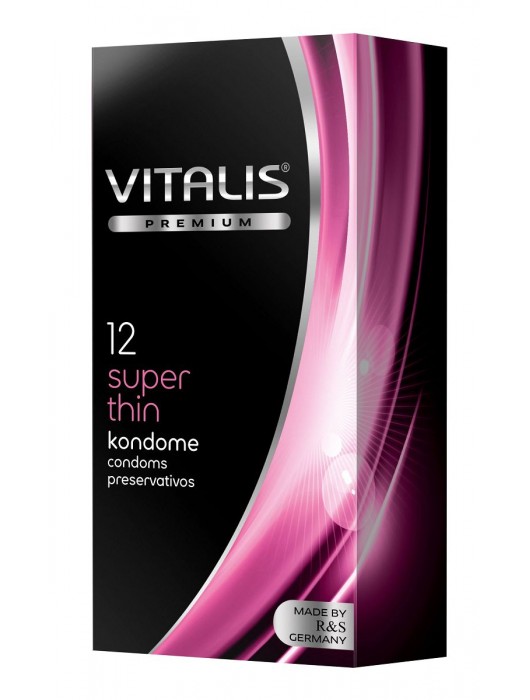Ультратонкие презервативы VITALIS PREMIUM super thin - 12 шт. - Vitalis - купить с доставкой в Ижевске