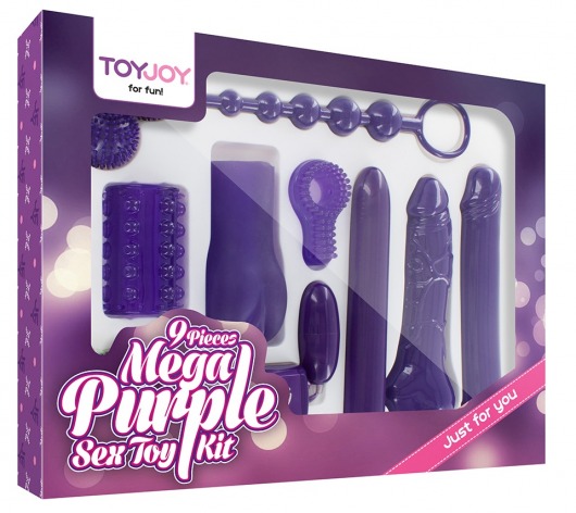 Эротический набор Toy Joy Mega Purple - Toy Joy - купить с доставкой в Ижевске