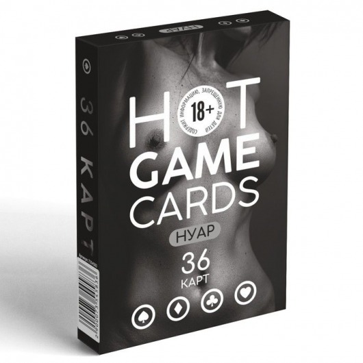 Игральные карты HOT GAME CARDS НУАР - 36 шт. - Сима-Ленд - купить с доставкой в Ижевске