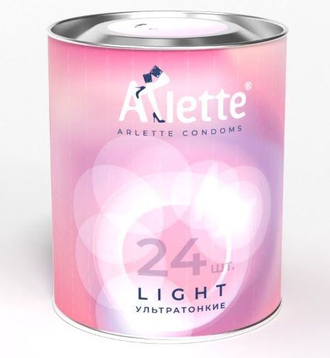 Ультратонкие презервативы Arlette Light - 24 шт. - Arlette - купить с доставкой в Ижевске