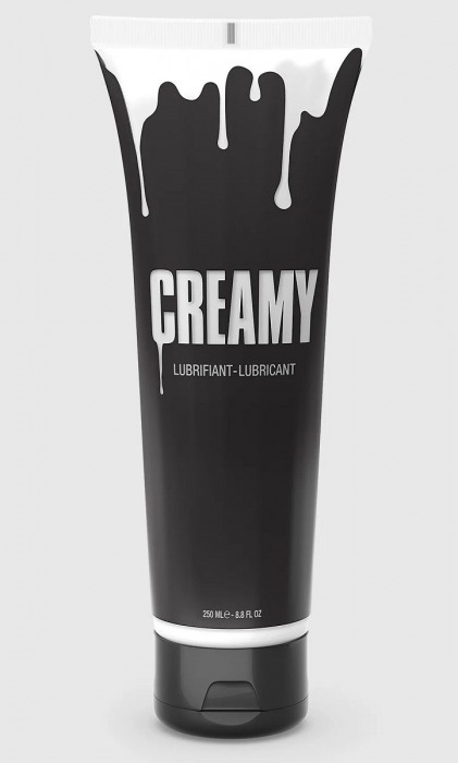 Смазка на водной основе Creamy с консистенцией спермы - 250 мл. - Strap-on-me - купить с доставкой в Ижевске