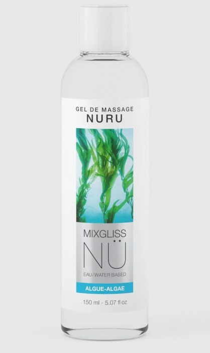 Массажный гель на водной основе Mixgliss NU Algae - 150 мл. - Strap-on-me - купить с доставкой в Ижевске