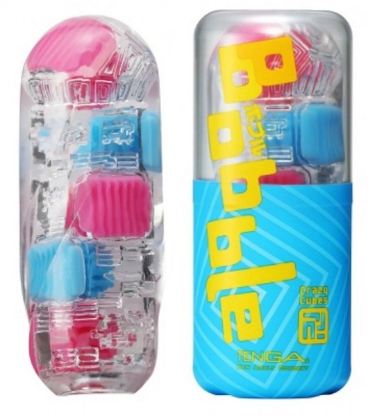 Мастурбатор Tenga Bobble Crazy Cubes - Tenga - в Ижевске купить с доставкой